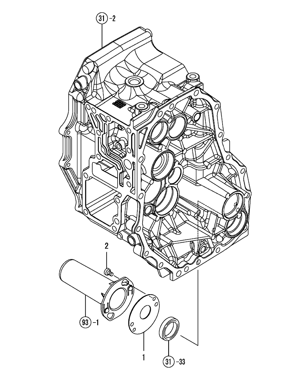 Oil Seal Cover Diagram and Parts List for SX3100 54ALB4S727-54ALB4SW727-54ALB4SX727-54ALB4SY727-54ALB4SZ727-54AMB4S727-54AMB4SW727-54AMB4SX727-54AMB4SY727-54AMB4SZ727 Cub Cadet Lawn Tractor